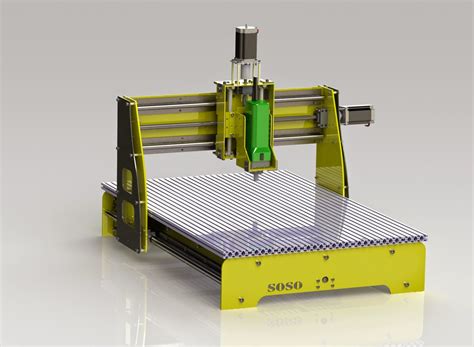 cnc machine solidworks|cnc machine design by solidworks.